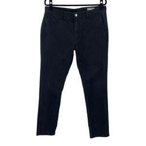 Bonobos Mens Slim Tailored Black Chino Pants Waist 35